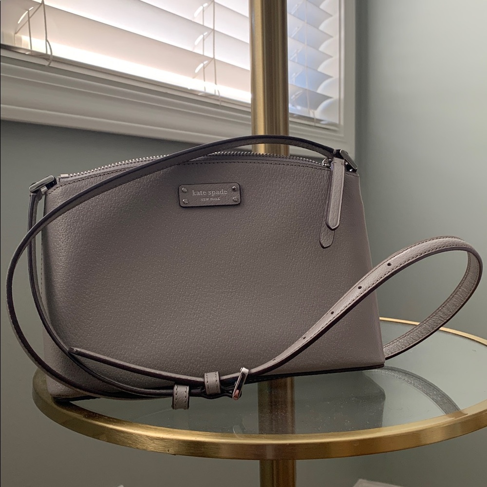 Kate Spade Gray Crossbody Bag